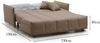 Dmora 3-Sitzer Schlafsofa Ardis, Sofa mit Trolley-Öffnung aus gepolstertem Stoff, Standardarmlehnen, 100 % Made in Italy, 190 x 90 x 85 cm, Taupe Bild 4