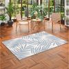 Pergamon Outdoorteppich In & Outdoor Teppich Flachgewebe Marbella Blätter, Rechteckig, Höhe: 4 mm Bild 3