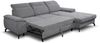 Ecksofa mit Schlaffunktion Sofa MARGIT in Stoff Alfa Hellbraun Ottomane Rechts Bild 3