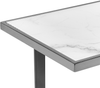 Konsolentisch 'Plano' weiß / silber Marmor Optik Bild 5
