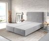 Boxspringgestell Dream-Well Mikrofaser Grau 140x200 Bild 5