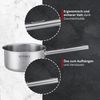 MEISTERKOCH Premium-Topfset aus rostfreiem Edelstahl | Profi-Kochgeschirr 4-teilig inklusive 3 Glasdeckel | isolierende Kaltgriffe, Induktion, Innenskala | 16-24 cm Durchmesser Bild 3