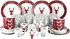 Retsch Arzberg Kombiservice Geschirr-Set, Service HIGHLAND STAG, Winter, Advent, Weihnachten (30-tlg), 6 Personen, Porzellan, Hirsch trifft Schottenkaro, 30 Teile, für 6 Personen Bild 4