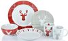 Retsch Arzberg Kombiservice Geschirr-Set, Service HIGHLAND STAG, Winter, Advent, Weihnachten (30-tlg), 6 Personen, Porzellan, Hirsch trifft Schottenkaro, 30 Teile, für 6 Personen Bild 2