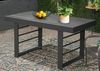 MeXo Gartentisch Terrassentische Aluminium WPC Tischplatte, Esstisch outdoor wetterfest (130x66x66cm), großer Loungetisch Gartentisch groß für außen Bild 5