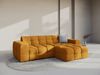 Micadoni Ecksofa Kendal 4-Sitzer Rechts Samt Senf Bild 5