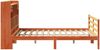 vidaXL Massivholzbett mit Regal ohne Matratze Wachsbraun 150x200 cm 3321957 Bild 5