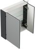 Spiegelschrank 60cm inkl. Design LED-Lampe und Glasböden grafit : Grafit Bild 4