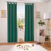 heimtexland Vorhang Dekoschal Baumwolle Fensterdeko Gardine blickdicht (1 St), Schlaufen, blickdicht, Polycotton, Natur I Kräuselband oder Schlaufen I verschiedene Größen Bild 4