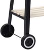 vidaXL Holzkohlegrill, Stahl und Holz Schwarz, 83 x 44 x 87 cm Bild 4