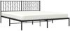 vidaXL Bettgestell mit Kopfteil Metall Schwarz 180x200 cm 374441 Bild 3