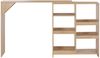 vidaXL Bartisch mit Beweglichem Regal Eichenbraun 138x39x110 cm 280224 Bild 3