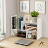 Youyijia Bücherregal Bücherregal Verstellbar Ausziehbar Standregal Schreibtisch-Organizer Bild 2