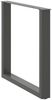 vidaXL Esstischbeine U-Form 3 Stk. Anthrazit 80x(72-73) cm Stahl 4013206 Bild 4
