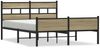 vidaXL Bettgestell ohne Matratze Sonoma-Eiche 140x200 cm Holzwerkstoff 4017291 Bild 2