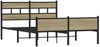 vidaXL Bettgestell ohne Matratze Sonoma-Eiche 140x200 cm Holzwerkstoff 4017291 Bild 3