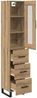 vidaXL Highboard Artisan-Eiche 34,5 x 34 x 180 cm Holzwerkstoff 3416000 Bild 5