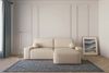 Ecksofa Oval mit Schlaffunktion | Bettkasten | beidseitig montiernar Bild 4