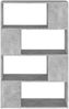 vidaXL Bücherregal Raumteiler Betongrau 80x24x124,5 cm Holzwerkstoff 809138 Bild 5