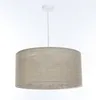 BPS Koncept 0E0-188-70 Hängeleuchte BOHO ELEGANT E27 1x40W Hanf natürlich auf PVC-Kunststoff grau H:100cm Ø70cm dimmbar Bild 4