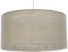 BPS Koncept 0E0-188-70 Hängeleuchte BOHO ELEGANT E27 1x40W Hanf natürlich auf PVC-Kunststoff grau H:100cm Ø70cm dimmbar Bild 1