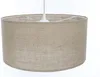 BPS Koncept 0E0-188-70 Hängeleuchte BOHO ELEGANT E27 1x40W Hanf natürlich auf PVC-Kunststoff grau H:100cm Ø70cm dimmbar Bild 5