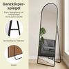 OTTO home Spiegel Standspiegel Addrik, wahlweise in 2 Größen 150x40cm oder 180x60cm (als Wandspiegel und Standspiegel einsetzbar, Rahmen aus Metall), Ganzkörperspiegel mit Sicherheitsglas, in verschiedenen Farben Bild 4