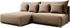 AX LIVING Ecksofa mit Schlaffunktion Ederra 208 cm breit – beige Stoff L Bild 2