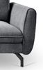 Ecksofa (B/H/T: 259x87x165 cm) in Grau Bild 4