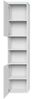 Badplaats Badezimmerschrank Paso 35 x 35 x 160 cm Weiß Hochglanz - Hoch Badschrank Mit 2 Türen Bild 2