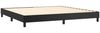 vidaXL Boxspringbett mit Matratze Schwarz 200x200 cm Kunstleder, Härtegrad: H2 [3130739] Bild 4