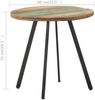 vidaXL Esstisch 80 cm Altholz Massiv 320484 Bild 4