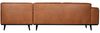 Ecksofa Statement Lederoptik, rechts Cognac Bild 2