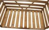 MCombo Kaminholzregal Brennholzregal Kaminholzunterstand 1200, mit Rückwand, aus Holz, Braun, 64 x 116 x 123 cm Bild 3