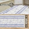 ANRO Schaum-Badematte Griechisch-Mäander Rutschfeste Weichschaummatte mit Drainage, Höhe 5 mm, strapazierfähig, Drainage Effekt, Rillen, wasserdurchlässig, rutschhemmend, pflegeleicht, Weich, fußbodenheizungsgeeignet, schnell trocknend, Rutschhemmend, ... Bild 2