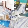 ANRO Schaum-Badematte Griechisch-Mäander Rutschfeste Weichschaummatte mit Drainage, Höhe 5 mm, strapazierfähig, Drainage Effekt, Rillen, wasserdurchlässig, rutschhemmend, pflegeleicht, Weich, fußbodenheizungsgeeignet, schnell trocknend, Rutschhemmend, ... Bild 3