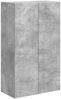 vidaXL TV-Wandschrank Beton Grau 59,5 x 31 x 100 cm Holzwerkstoff 892372 Bild 2