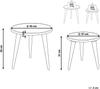 Tisch Set RANJA Dunkler Holzfarbton Bild 2