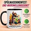 Momentals Tasse Abschied – Schade dass du den Affenstall verlässt – Geschenk Kollegen, Gratis Versand · Links-&Rechtshänder · Spülmaschinenfest Bild 4