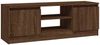 vidaXL TV-Schrank mit Tür Braun Eichen-Optik 102x30x36 cm 823357 Bild 2