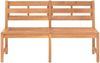 vidaXL Gartenbank 150 cm Massivholz Teak 316635 Bild 3