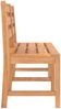 vidaXL Gartenbank 150 cm Massivholz Teak 316635 Bild 4