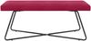 vidaXL Bank Uni Weinrot 110 x 40 x 45 cm Samt 42038348 Bild 4