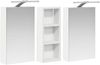 vidaXL Badezimmerschrank-Set 3 pcs 80 x 10,5 x 50 cm Holzwerkstoff 3403656 Bild 5