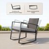 Bealife Balkonset Gartenlounge-Set, (3-tlg), 1 Tisch und 2 Stühle, Rattan Gartenmöbel Bild 4