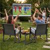 Bealife Balkonset Gartenlounge-Set, (3-tlg), 1 Tisch und 2 Stühle, Rattan Gartenmöbel Bild 2