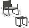 Bealife Balkonset Gartenlounge-Set, (3-tlg), 1 Tisch und 2 Stühle, Rattan Gartenmöbel Bild 3