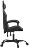 vidaXL Gaming-Stuhl Drehbar Schwarz und Grau Kunstleder 349595 Bild 4
