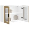 vidaXL Küchen-Hängeschrank mit Glastür Porto Sonoma-Eiche 854090 Bild 5