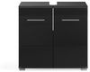 furnling Waschbeckenunterschrank Helsinki 2 Türen, 2 Fächer, Badschrank, Badmöbel, Unterschrank, 60 cm breit Bild 4